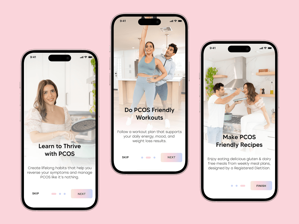 Finished onboarding screens