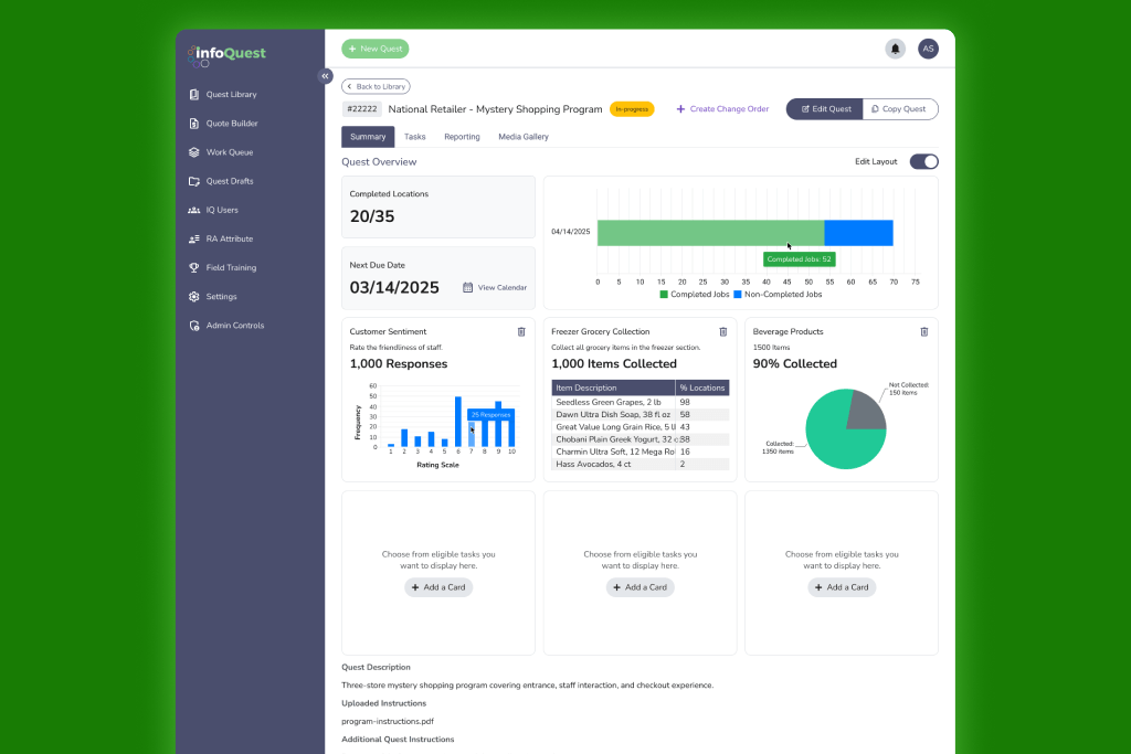 Summary and Reporting workflow together